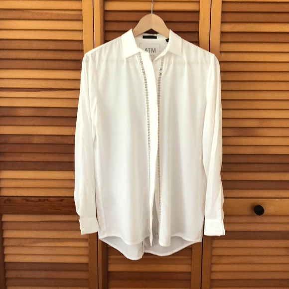 ATM Anthony Thomas Melillo Tops - ATM Cream Button Down, size xs